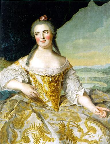 Jean Marc Nattier daughter of Louis XV and wife of Duke Felipe I of Parma